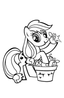 My little pony kleurplaat 1